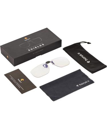 Horus X Clip-On Computer Glasses | Blue Light Protection | Enhanced Support for Gaming & PC | Clear Clip-On Design - Buy Online on GoSupps.com