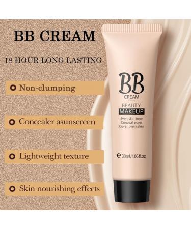 BB Cream Foundation BB Cream Light Tinted Moisturiser Face Women BB Cream Tinted Moisturiser Color Correcting Cream for Oil Control Cover Blemishes(Light) - Buy Online on GoSupps.com