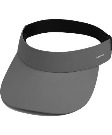 Clape UV Protection Visor Cap - Quick-Drying Adjustable Sun Shield for Golf & Tennis - Summer Outdoor Visor in Dark Gray (RNKD01) - Buy Online on GoSupps.com