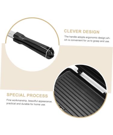 MAGICLULU 2pcs Sandwich Pan Cooking Steak Pan Sandwich Toaster Frying Pan Divided Breakfast Pan Breakfast Sandwich Maker Square Flat Cooking Pan Mini Candy Pans Aluminum Pancake Pan Portable 35.5X24X3CMx2pcs Blackx2pcs - Buy Online on GoSupps.com