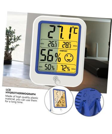 Balacoo Mini Thermometer & Hygrometer - Digital Outdoor Temperature Gauge with LED Display | Compact Weather Monitor for Home & Garden - Buy Online on GoSupps.com