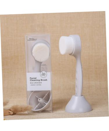 minkissy Manual Face Brush Hand Tools Brush Cleaner Tool Skincare Tool Handheld Scrubber Wash Makeup Scrubber Pore Deep Cleansing Brush Facial Brush with Holder Skin Care Brush Base Handle - Buy Online on GoSupps.com