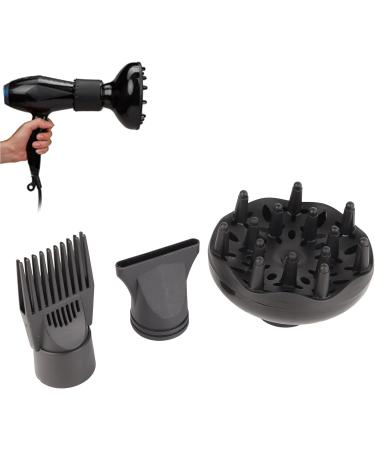 Blow Dryer Replacement Parts 3Pcs/Set Hair Dryer Diffuser Nozzle Set Plastic Hair Dryer Attachment Dryer Nozzle Comb Hair Dryer Concentrator Nozzle - Buy Online on GoSupps.com