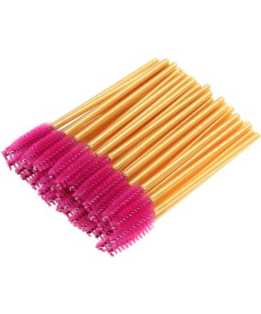 LALAFINA 100 Pcs Colored Mascara Eyelash Mascara Lash Applicator Makeup Eyelash Brush Stick Disposable 50 Pcsx2pcs Rosex2pcs - Buy Online on GoSupps.com