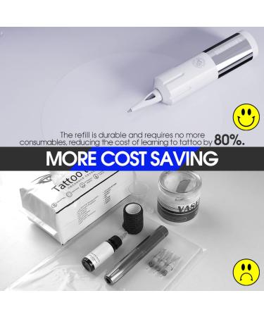 Dragonhawk Practice Tattoo Cartridges Needles for Dotwork Drawing - Black Refill - Buy Online on GoSupps.com