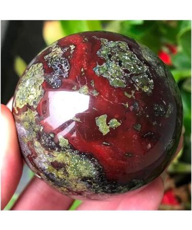 JUKUCKV Dragon Bloodstone Jasper Crystal Sphere Ball - 700g Spiritual Support Gift | International Shipping - Buy Online on GoSupps.com