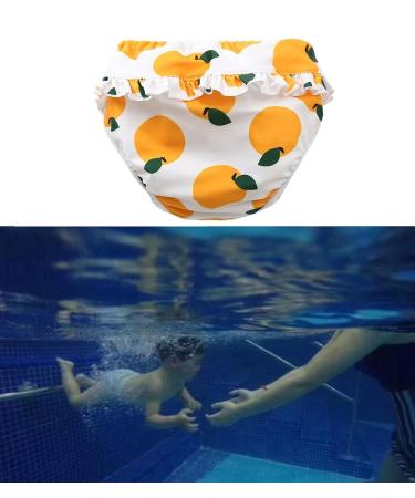 Adorable Reusable Baby Swimming Trousers - Girls Swimming Diaper for Toddlers 0-4 Years - Small Gray Flowers (22-28lb 1-2 Years) - Buy Online on GoSupps.com