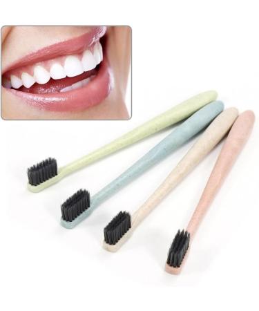 Suicra Portable Trip Handle Toothbrush - Soft Charcoal Tongue Cleaner for Adults | Blue - International Shipping Available - Buy Online on GoSupps.com