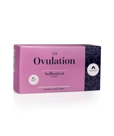 ASPILOS OVULATION SPCIATION Test 20 pieces - ovulation test for home - Fast result - reliable & precise - Medical tests in laboratory quality