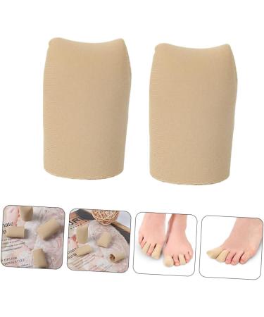 Lurrose 2pcs Silicone Toe Guards & Spacers Set | Toe Sleeves & Caps for Toe Protection | Breathable & Elastic | 2.5x4cm - Buy Online on GoSupps.com