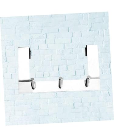 Cabilock Over Door Towel Rack Over The Door Clothes Hanger Towel Hanger Over Door Decorate Hat Rack Nail 21.3*12.4cm 3 Hooks - Buy Online on GoSupps.com