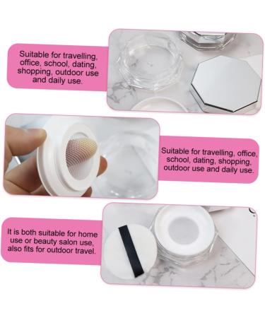 PACKOVE 2 Sets Octagonal Loose Powder Box Loose Powder Containers Makeup Case Cosmetic Rack Portable - Buy Online on GoSupps.com