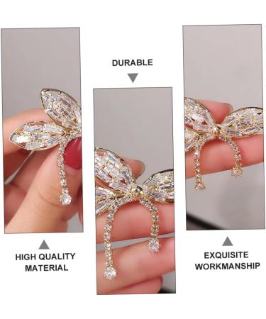 minkissy 1pc Hairpin Rhinestone Clip Women Hair Clip Fashion Non- Hair Clamps Party Headdress Rhinestone Headpiece Fashion Non-slip Hair Clamps Rhinestones Side Clip Delicate Miss - Buy Online on GoSupps.com