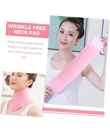 Anneome Gel Neck Pad Anti- Wrinkle Neck Patches Chest Wrinkle Tape Silicone Patches for Wrinkles Anti Wrinkle Neck Pad Neck Patches for Wrinkles Neckline Adhesive Tape Pink Cotton - Buy Online on GoSupps.com