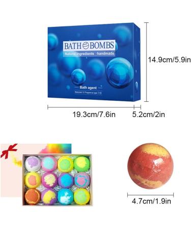 lmoikesz 12x Fragrant Bath Making Kit Eco-Friendly and Soothing Bath Bombss for Women Gifts Bath Bombss Making Kit Organic Blue - Buy Online on GoSupps.com