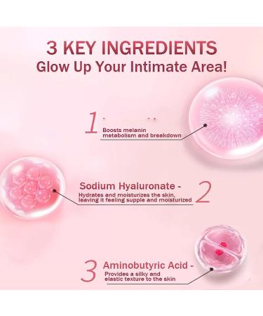 Purer Feminine Intimate Area Whitening Essence Cream Set - Exfoliation, Lightening, and Moisturizing (3Pcs) - Buy Online on GoSupps.com