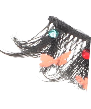minkissy 3 Pairs Halloween Colorful Sequin False Eyelashes Butterfly Decoration Fake Eyelashes Individual False Lashes Wispy False Eyelashes Individual Chemical Fiber Natural Accessories - Buy Online on GoSupps.com
