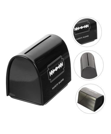 Buy Minkissy Portable Razor Blade Disposal Box - Safe & Convenient Barber-Shaving Storage for Stainless Steel Blades - Buy Online on GoSupps.com