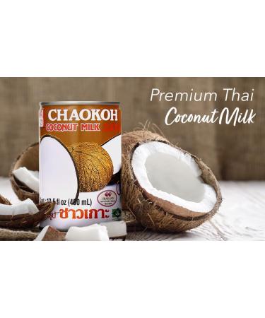 Chaokoh Coconut Milk 400ml - Pack of 6 | Premium Quality | Rich and Creamy | Pure and Natural | Premium Thai Coconut Milk - Buy Online on GoSupps.com