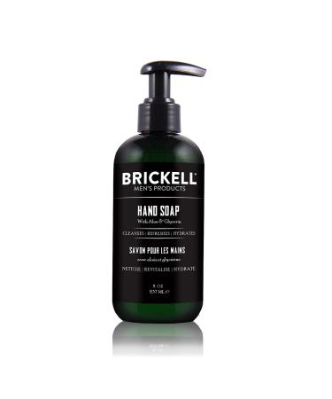 Brickell Men's Hand Soap For Men, Natural and Organic, Moisturizing Liquid Hand Soap, Cedarwood & Rain 8 Fl Oz (Pack of 1) - Buy Online on GoSupps.com
