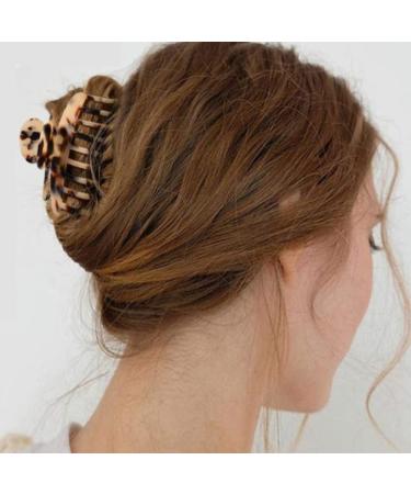 Ceetug Tortoise Celluloid Hair Claw Clips 3.3 Inch Medium - 2 PCS Set - Buy Online on GoSupps.com