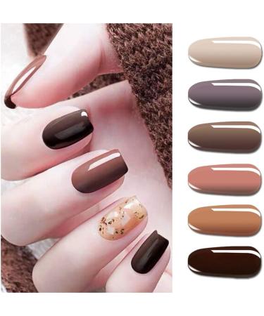 Vishine Fall-Winter Gel Nail Polish Kit 11 Colors Classic Series with Matt Top Coat 8ml Each Manicure Gift Set - Buy Online on GoSupps.com