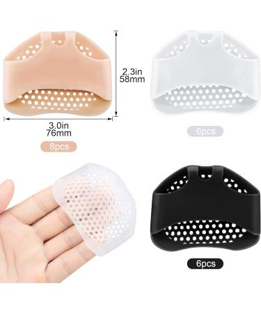 Shop PAGOW 10 Pairs Metatarsal Foot Pads - Soft Silicone Cushion for Pain Relief in High Heels Sports Shoes & More - Buy Online on GoSupps.com