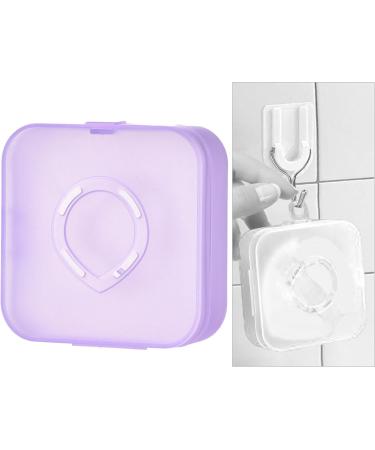 Generic Cosmetic Sponge Storage Box for Travel - Elegant Makeup Accessory Organizer Violet - Buy Online on GoSupps.com