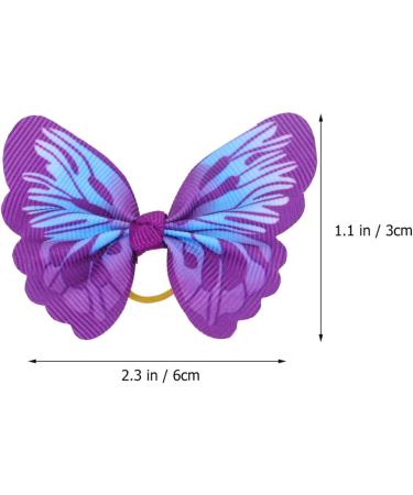 Balacoo 20pcs Cute Dog Hair Bows - Elastic Butterfly Design Topknot Grooming Decor for Pets | Dog Hair Accessories - Buy Online on GoSupps.com