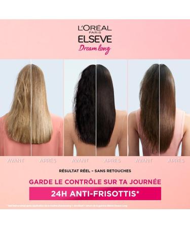 L OR AL PARIS - Dream Smoothing Serum - 24h Heat Protector and Anti-Frizz - Enriched with Vegetable Keratin and Cocoa Butter - Elseve Dream Long - 100 ml - Buy Online on GoSupps.com