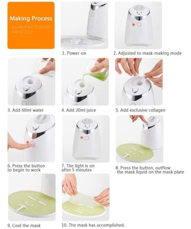 Mask Machine DIY Natural Fruit Vegetable Collagen Voice Broadcast Full Automation Making Mask - Buy Online on GoSupps.com
