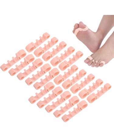 5-Toe Separator Set: Silicone Hallux Valgus Corrector & Bunion Pads - 10 Pairs for Hammer Toe Relief - Unisex Toe Stretcher for Yoga - White - Buy Online on GoSupps.com