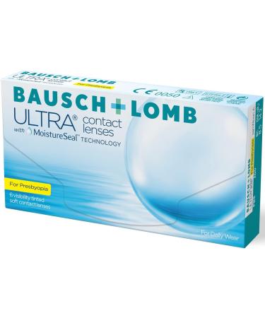Bausch and Lomb Ultra Progressive Contact Lenses for Presbyopia - Premium Monthly Soft Lenses 6 Pack BC 8.5 mm Dia 14.2 -3.25 D High Add - International Shipping Available - Buy Online on GoSupps.com