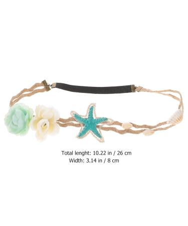 Lurrose Sea Star Headband - Pearl Shell Hair Accessory for Weddings & Beach Parties | International Shipping Available - Buy Online on GoSupps.com