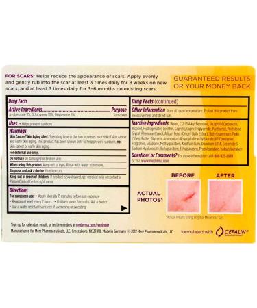 Mederma Scar Cream with SPF 30 - 0.70 oz (20 g) for Effective Scar Treatment & Sun Protection - Buy Online on GoSupps.com