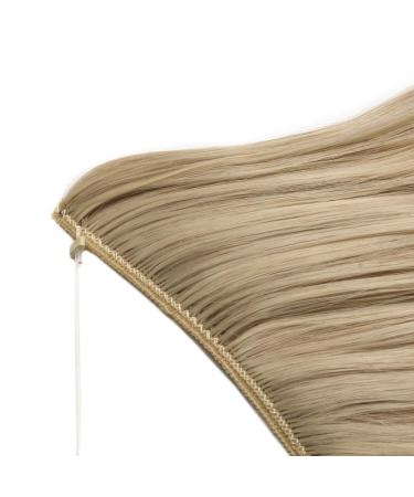 Silk-Co Honey Blonde Synthetic Hair Extensions - Adjustable Invisible Cord 50cm | Perfect for Women - Buy Online on GoSupps.com