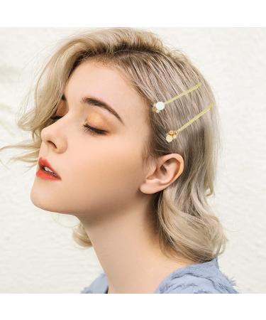 6 Pcs Vintage Crystal Rhinestone Hair Pins - Elegant Bobby Pins for Women - Buy Online on GoSupps.com