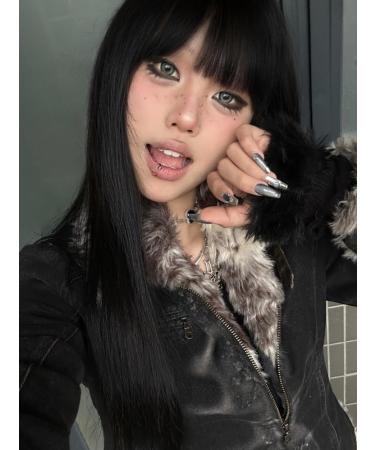 Y2K False Nail Kit Silver Gray Press On Nails Almond Handmade Jelly Gel Fake Nail -3D Sliver Glitter Flash Technology Sense Cat Eye Glitter Almond Glue On Nail Stiletto Acrylic Short Oval Stick On False Nail for Women (XS Small Nail Bed 26mm) - Buy Online on GoSupps.com