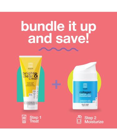 TOUCH Skin Lightening Cream for Dark Spots - Azelaic Acid Hyperpigmentation with Kojic Acid, Tranexamic Acid, Niacinamide - Age Spot, Sun Spot, Melasma Remover - Buy Online on GoSupps.com