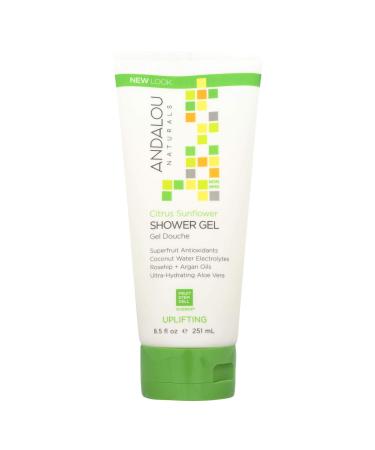 Andalou Naturals Shower Gel  Citrus Verbena Uplifting - 8.5 Fl Oz - Buy Online on GoSupps.com