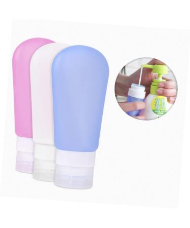 Housoutil 2pcs Shampoo Disposable Containers Silicone Press Bottle Empty Bottle Travel Filling Bluex2pcs Size 1x2pcs - Buy Online on GoSupps.com