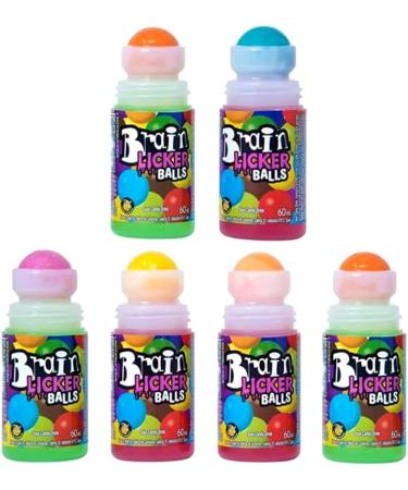 Brain Licker Balls 60ml - Extremely sour liquid balls - 12 x 60ml Full Box - Buy Online on GoSupps.com