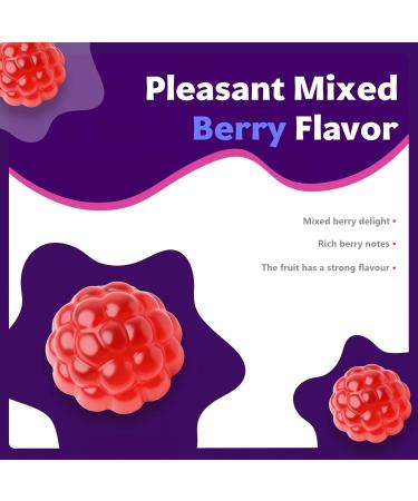 Magnesium Complex Gummies Ashwagandha Zinc Vitamin D3 L-Theanine Sugar Free 10-in-1 Magnesium with Glycinate Citrate Malate for Sleep Muscle & Immune Support 60-Day Supply (Mixed Berry) - Buy Online on GoSupps.com