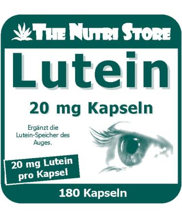 Lutein 20 mg Capsules - 180 pcs | Premium Eye Health Supplement | Fast International Shipping - Buy Online on GoSupps.com