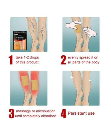 UN UNITEDTIME Varicose Veins Treatment Patch - Spider Veins Removal Patch (36PCS) - Buy Online on GoSupps.com