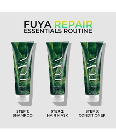 FUYA Repair Essentials Conditioner - Deep Moisturizing Sulfate Free Conditioner for Dry Damaged Hair with Shea Butter | Soft Shiny Hair by Salon Experts - Buy Online on GoSupps.com