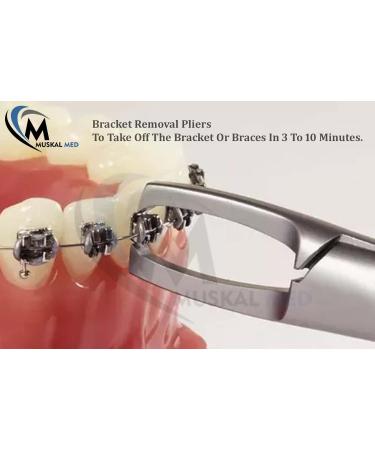 Anterior Bracket Removing Plier - Orthodontic Braces Removal Tool | Surgical Instrument Clamp for Efficient Bracket Removal - Buy Online on GoSupps.com