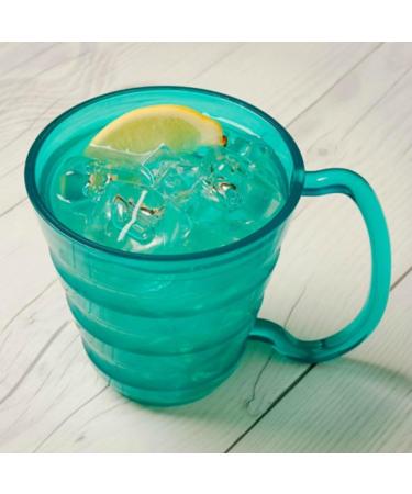 SP Ableware Ergo Mug with Extra Wide Handle and Bumpy Surface - Blue Translucent | 745740000 - Buy Online on GoSupps.com