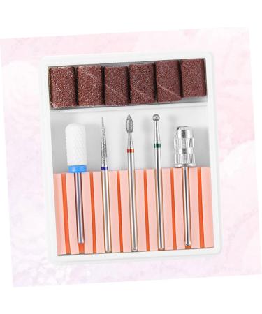 minkissy 1 Set Nail Drill Heads Pedicure Bits Nail File Bits Nail Art Equipment Electric Nail File Drill Bits Nail Drill Tool Manicure Tools Nail Drill Bits Nail Polish Grinding Head 6.5x5.5cm Pink - Buy Online on GoSupps.com