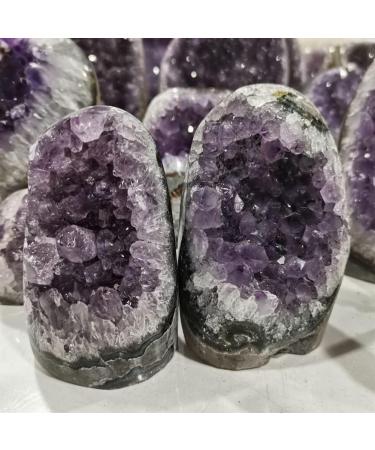 Home Decoration Natural Deep Purple Quartz Uruguayan Amethyst Cluster Thy Stone Crystal Cluster Office Ornaments Stones Crystal Cluster (Size : 400-450g) - Buy Online on GoSupps.com